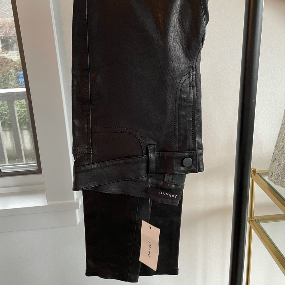 J Brand real leather pants! Size 27